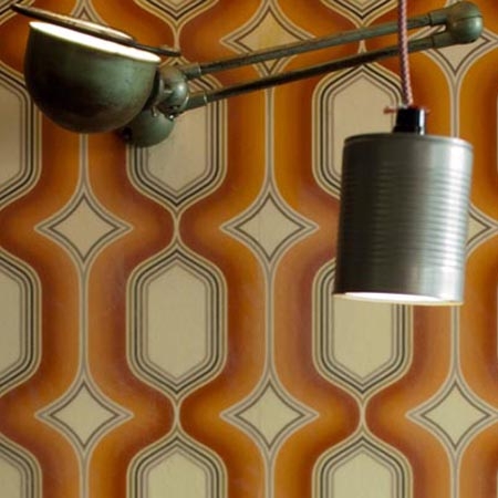 restaurant vintage original décoration industrielle - luminaires conserves